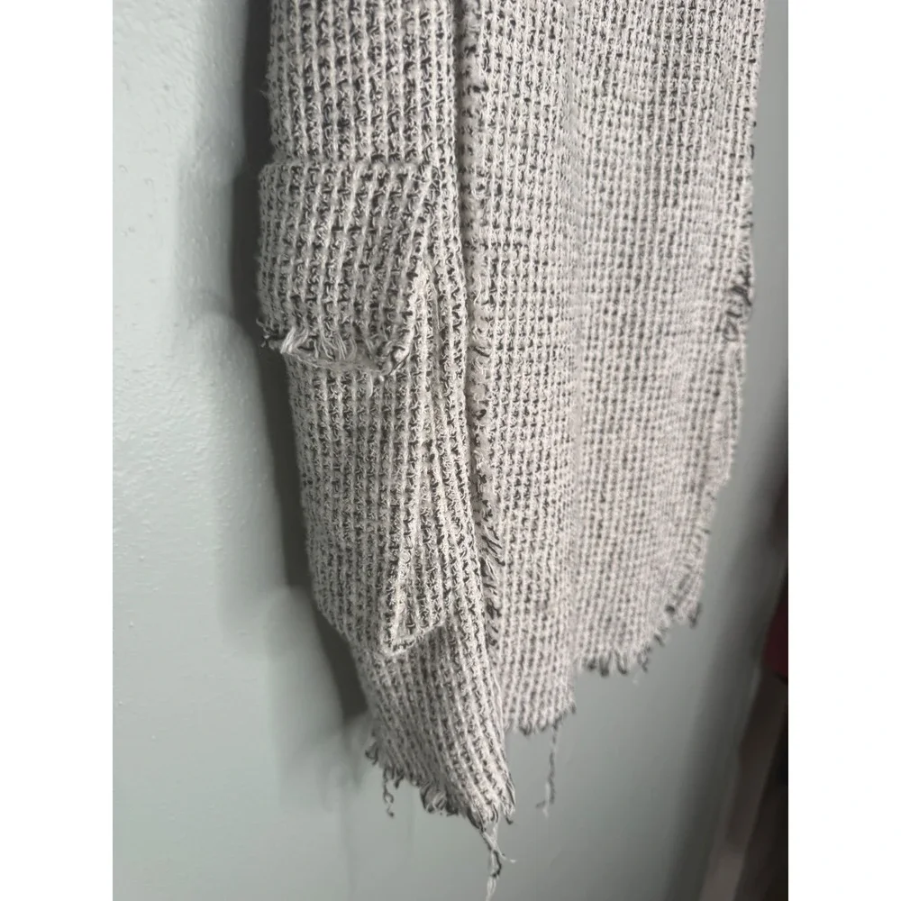 Zara grey and black textured overall dress youth